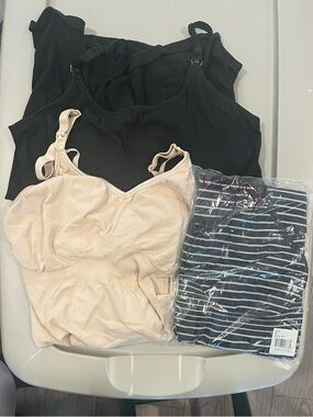 Leading Lady 3 Ribbed Nursing Tank Top